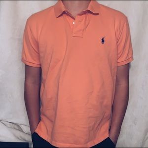 Peach Collared Polo By Ralph Lauren shirt